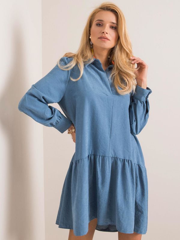 Fashionhunters Blue oversized dress