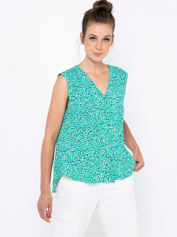 CAMAIEU Blue patterned top CAMAIEU - Women