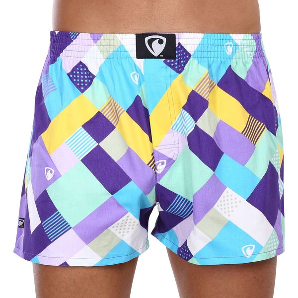 REPRESENT Blue-purple men's patterned shorts by Represent Ali