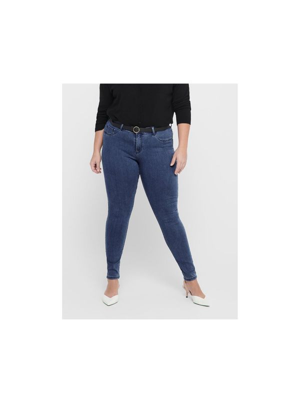 Only Blue Push Up Skinny Fit Jeans ONLY CARMAKOMA Thunder - Women