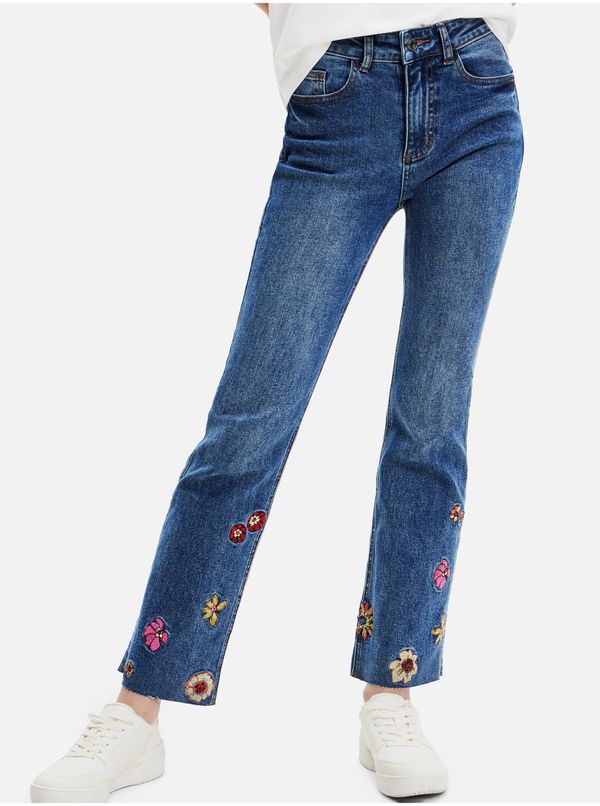 DESIGUAL Blue women's flared fit jeans Desigual Nicole - Women