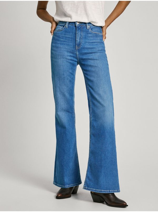 Pepe Jeans Blue women's flared fit jeans Pepe Jeans - Women