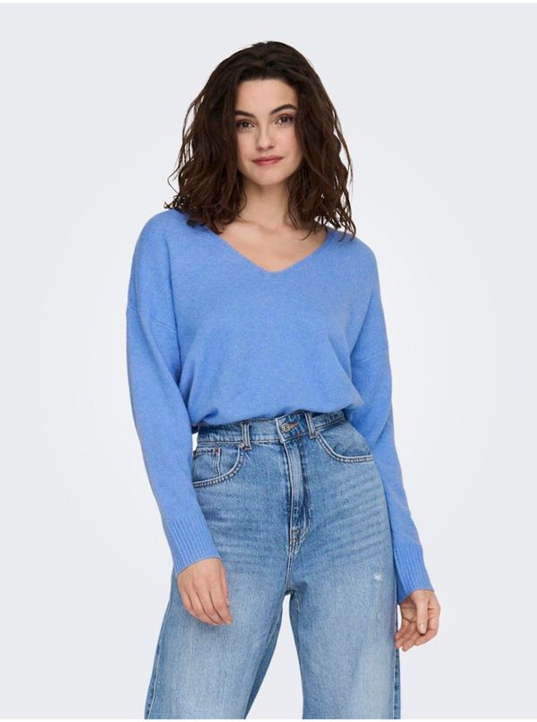 Only Blue Women's Lightweight Loose Sweater ONLY Rica - Ladies