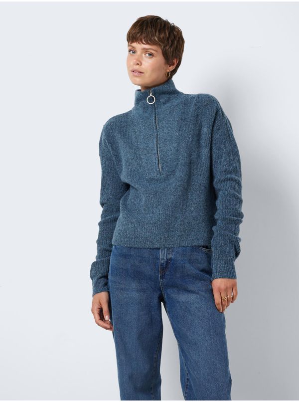 Noisy May Blue Womens Sweater Noisy May New Alice - Women