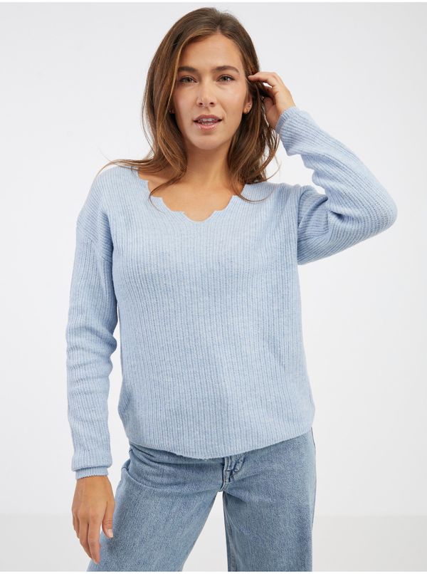 Only Blue Women's Sweater ONLY Onlgabriel Life - Women
