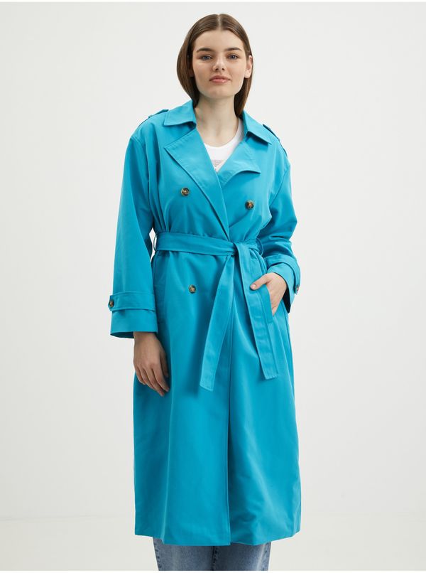 Vero Moda Blue women's trench coat VERO MODA Chloe - Women