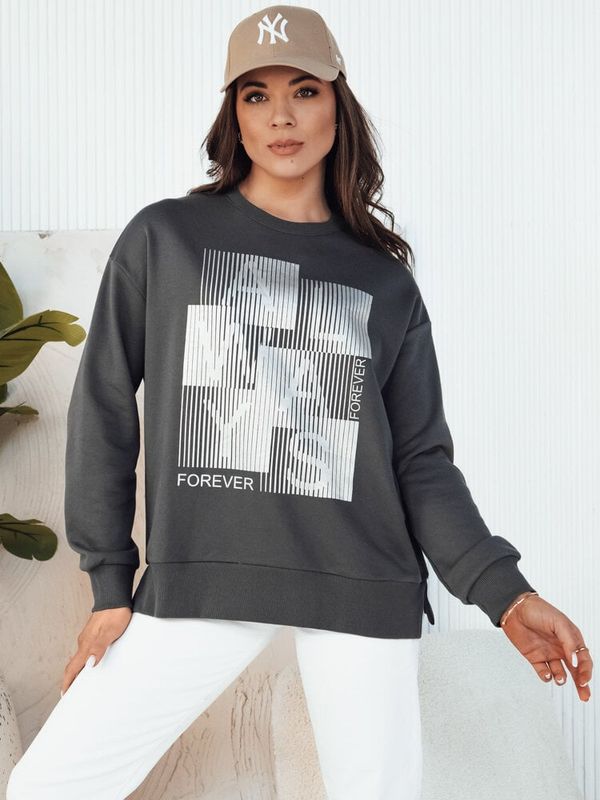 DStreet Bluza damska FEMMES grafitowa Dstreet