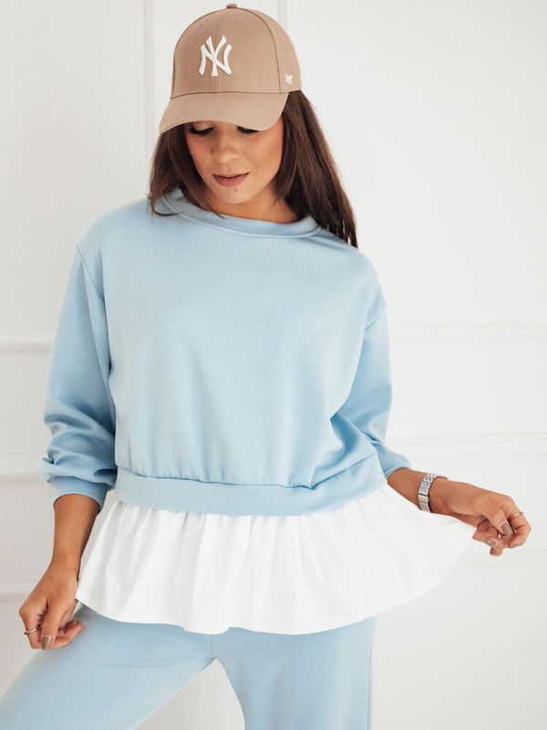 DStreet Bluza damska MOSS błękitna Dstreet