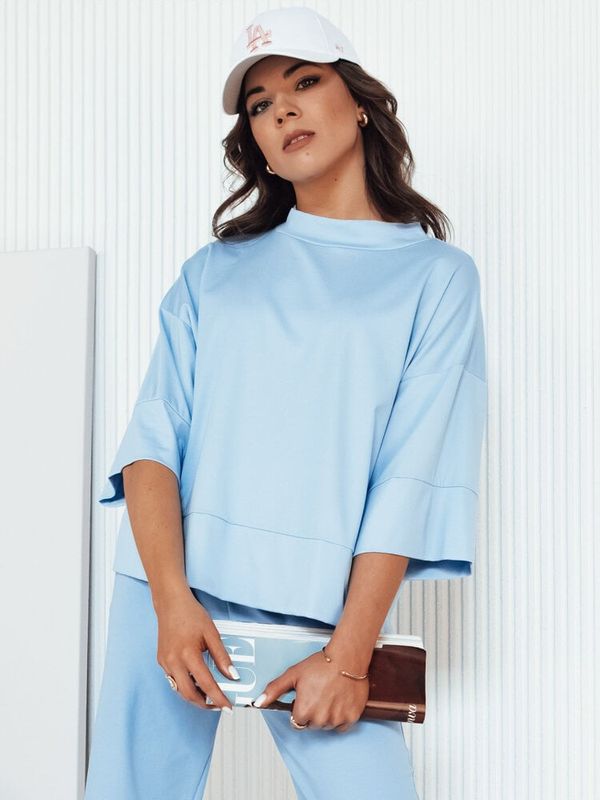 DStreet Bluzka damska CHARMA błękitna Dstreet