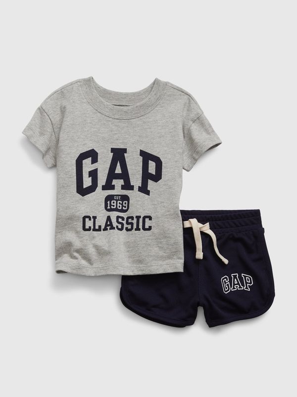 GAP Bodysuits, overalls, sets - Baby set with GAP logo 1969 Grey
