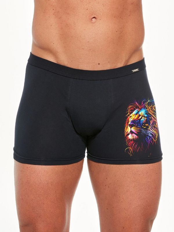 Cornette Boxer shorts Cornette Tattoo 280/226 Lion S-2XL navy blue 059