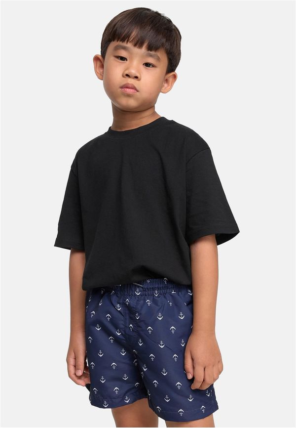 Urban Classics Boys' Anchor/Navy Pattern Shorts