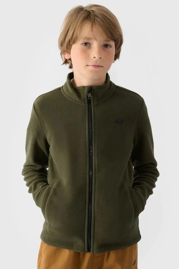 4F Boys Fleece With Collar 4F Khaki 4FJWMM00TFLEM245-36S