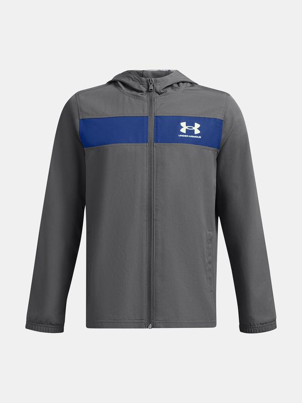 Under Armour Boys' jacket Under Armour UA Sportstyle Windbreaker-GRY - Boys