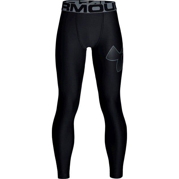 Under Armour Boys' leggings Under Armour HeatGear Leggings Black XS