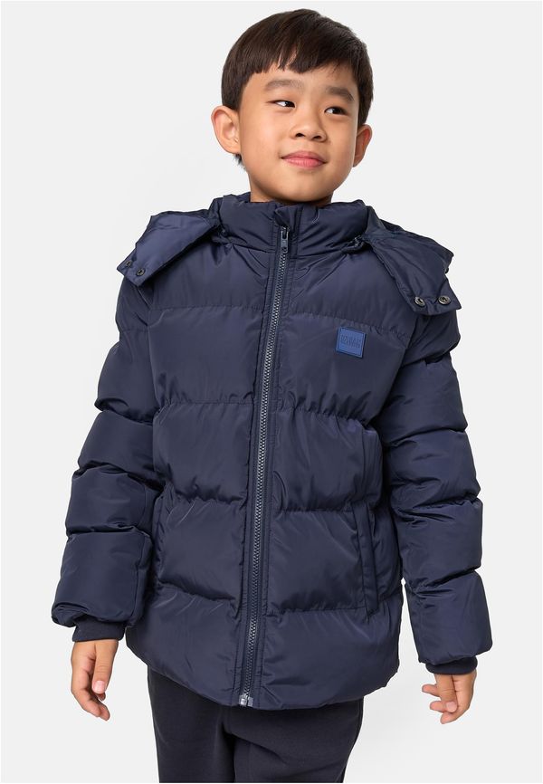 Urban Classics Kids Boys' Navy Hooded Jacket