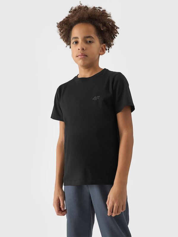 4F Boys' Plain T-Shirt 4F - Black