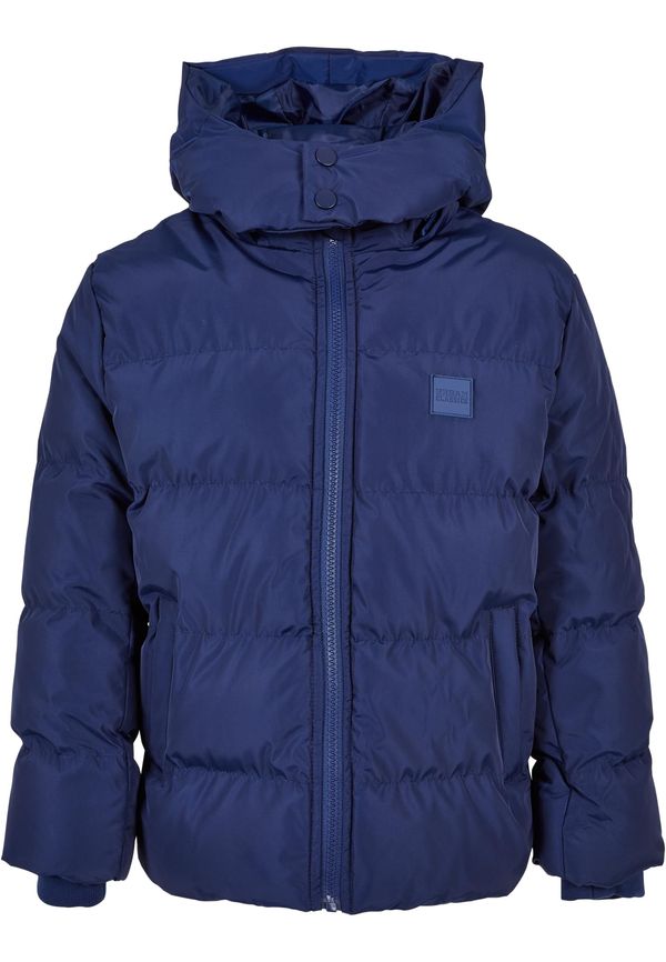 Urban Classics Kids Boys' Puffer Hooded Jacket spaceblue