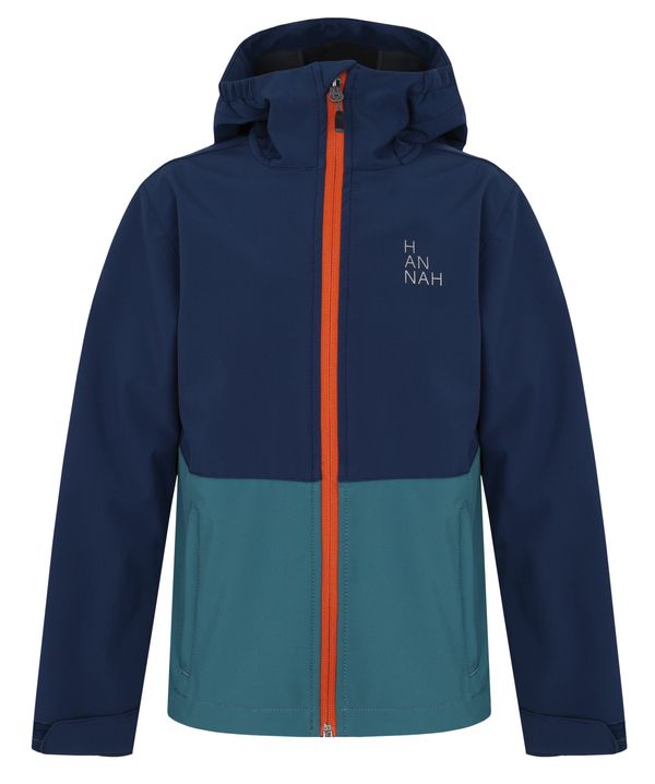 HANNAH Boys softshell jacket Hannah WAT JR insignia blue/hydro