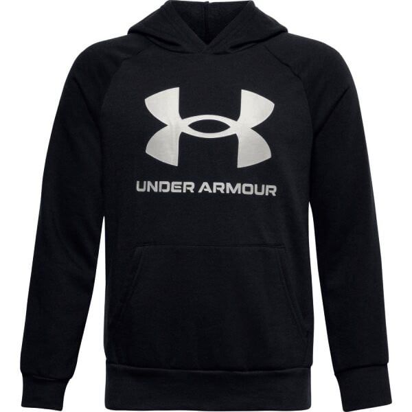 Under Armour Boys' sweatshirt Under Armour RIVAL FLEECE HOODIE black XS