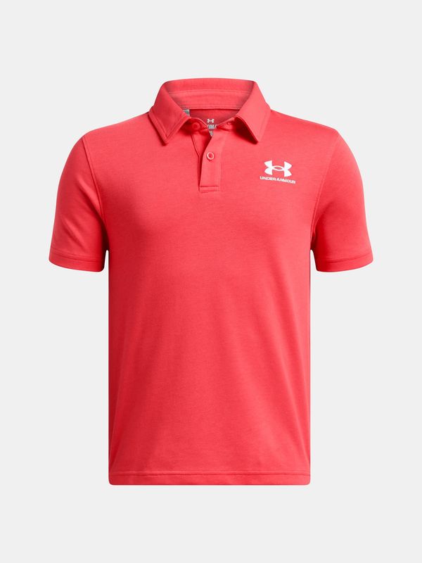 Under Armour Boys' T-shirt Under Armour UA B Icon Polo-RED - Boys