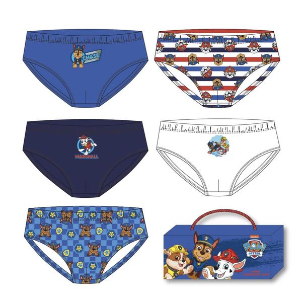 Paw Patrol BOYS' UNDERWEAR SET SINGLE JERSEY 5 PIECES PAW PATROL