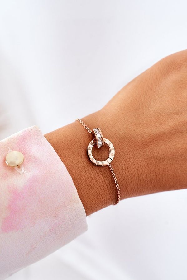 Kesi Bracelet with zirconia rose gold