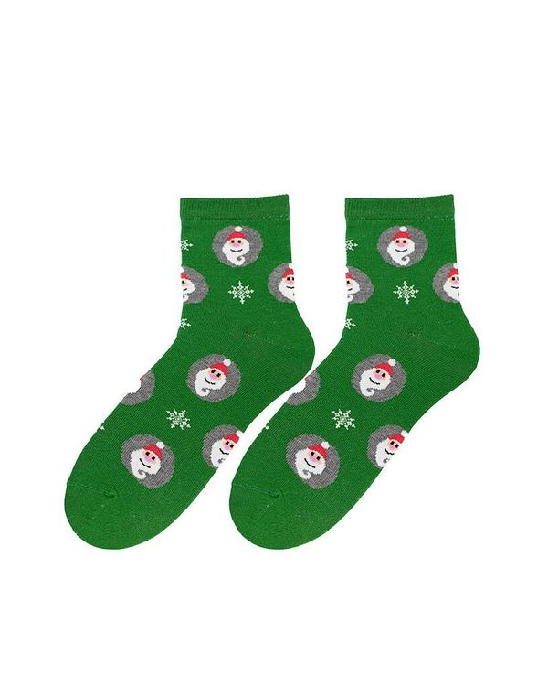 Bratex Bratex 2988 X-Mass Socks Women's 36-41 green d-033