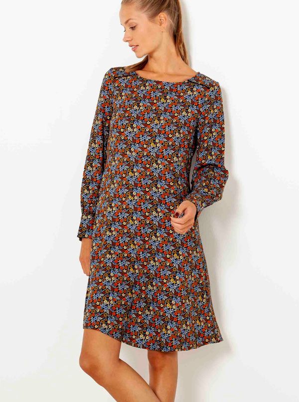 CAMAIEU Brown Floral Dress CAMAIEU - Women