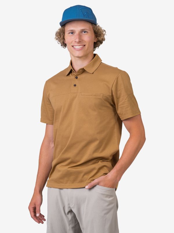 HANNAH Brown men's polo shirt Hannah Kajan