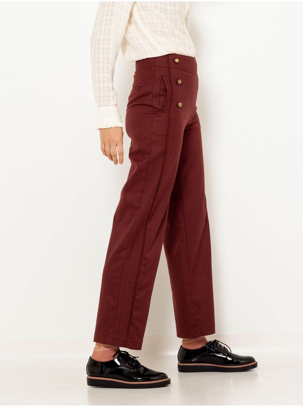 CAMAIEU Brown wide shortened trousers CAMAIEU - Women