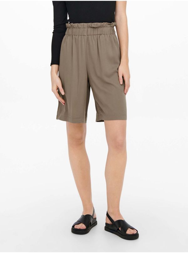 Only Brown Wide Shorts ONLY Caly - Women