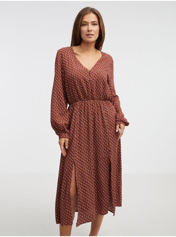 Pepe Jeans Brown Women's Patterned Dress Pepe Jeans Curry - Women's