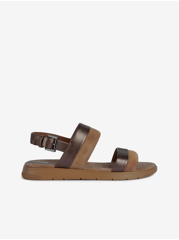 GEOX Brown Women's Sandals with Leather Details Geox - Women