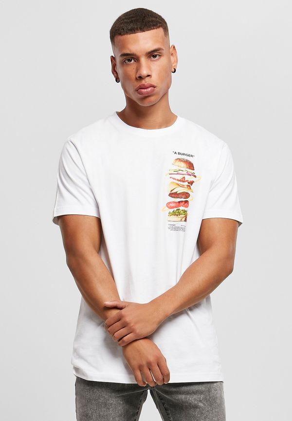 MT Men Burger Tee White