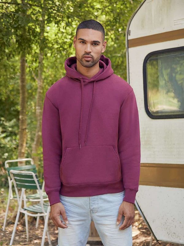 Fruit of the Loom Burgundy Men's Hooded Sweat Fruit of the Loom