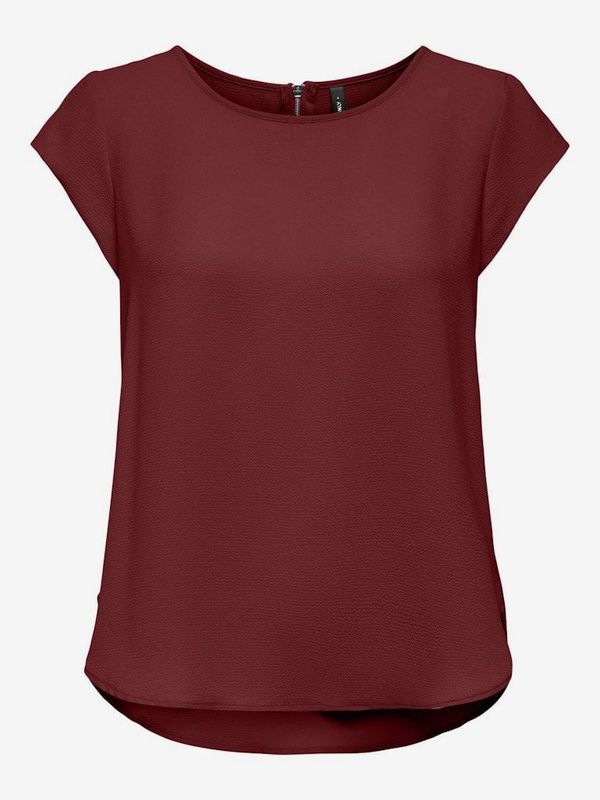 Only Burgundy women's blouse ONLY Vic