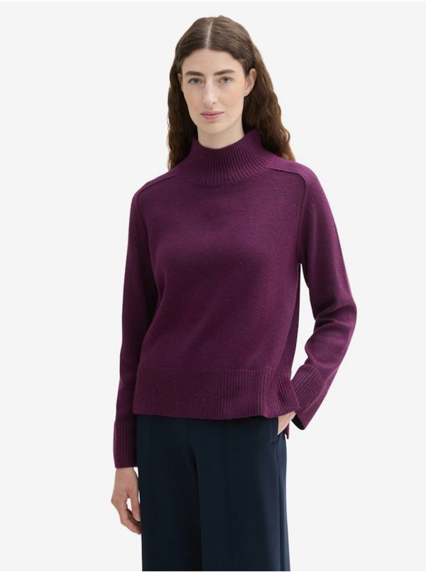 Tom Tailor Burgundy women's sweater Tom Tailor - Women