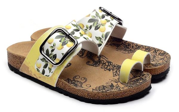 Calceo Calceo Yellow Sandals Thong Sandals Lemon