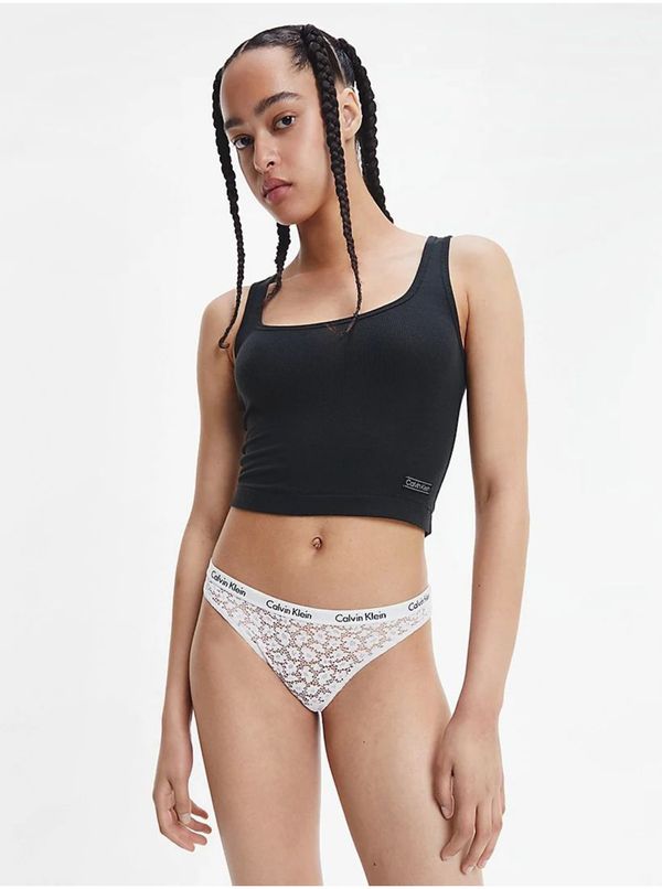 Calvin Klein Calvin Klein Underwear White Lace Panties - Women