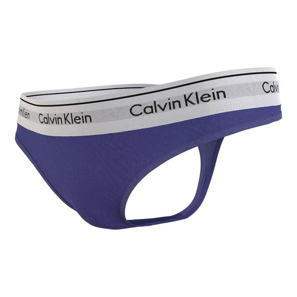 Calvin Klein Calvin Klein Underwear Woman's Thong Brief 0000F3786EFPT Navy Blue