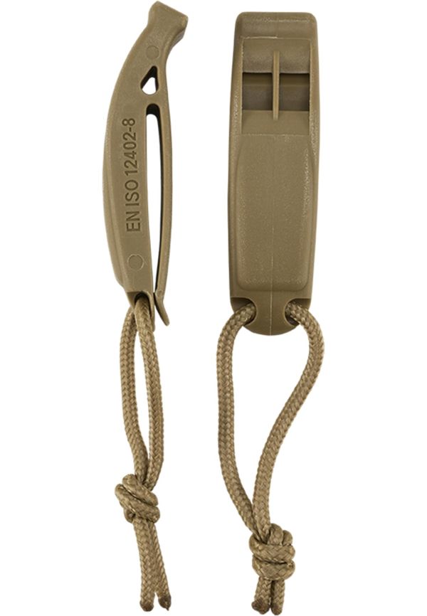 Brandit Camel Signal Whistle Molle 2-Pack