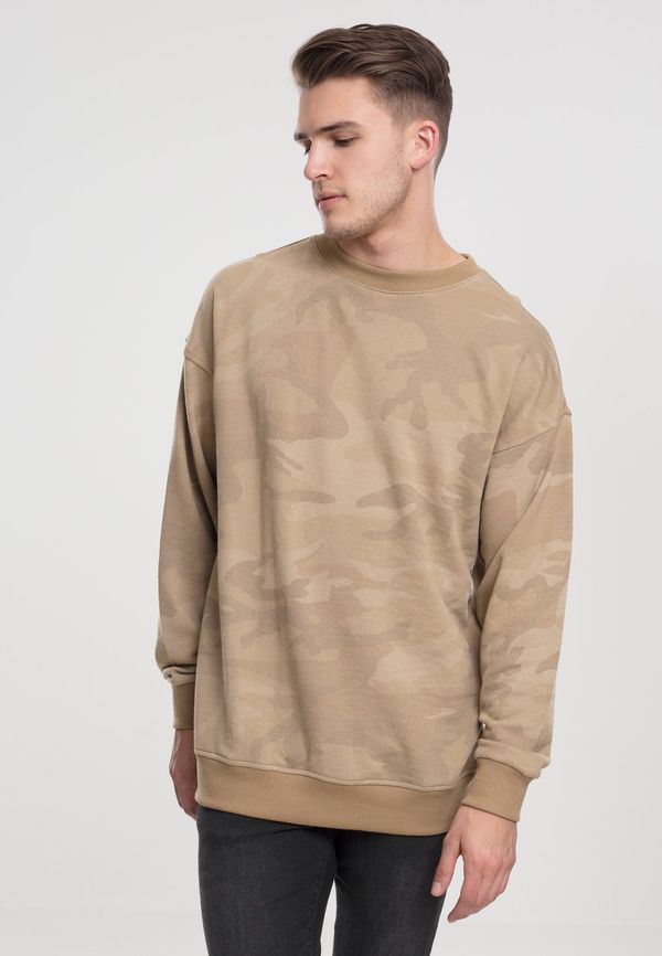 Urban Classics Camo Crewneck Sand Camouflage