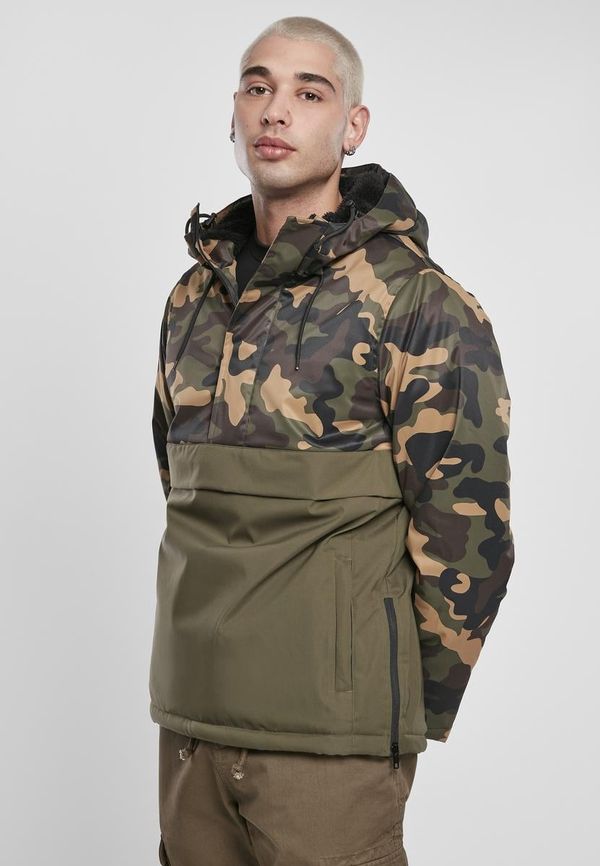 UC Men Camo Mix Pull Over Jacket olive/wood camouflage