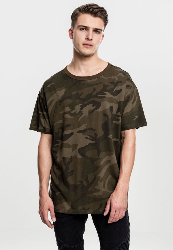 Urban Classics Camo Oversized Tee Olive Camo