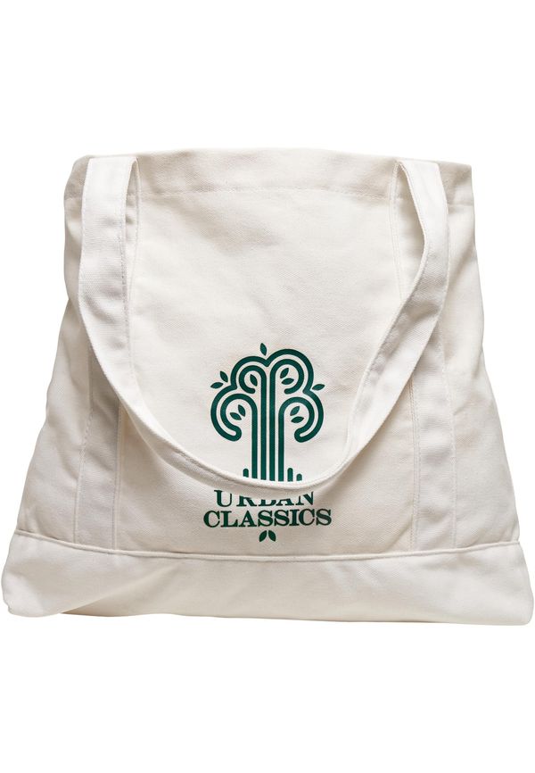 Urban Classics Accessoires Canvas bag with logo in white