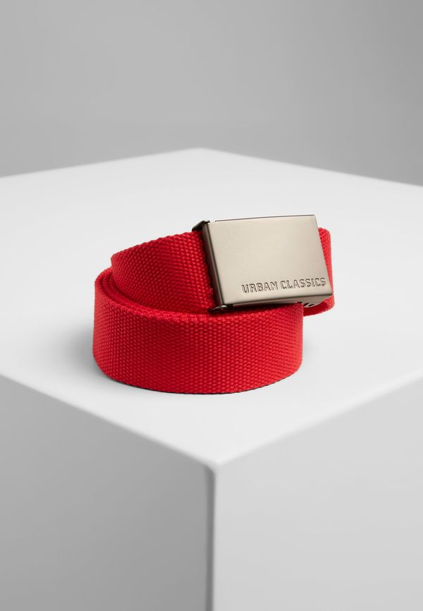 Urban Classics Canvas belts red