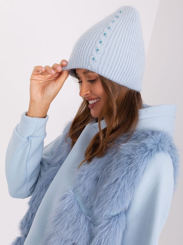 Wool Fashion Italia Cap-AT-CZ-2328.11P-Light Blue