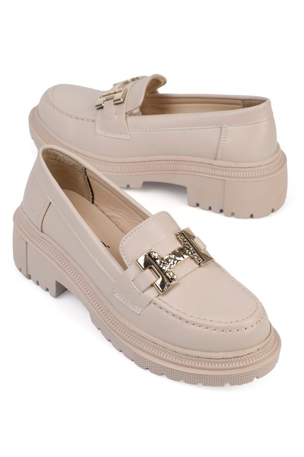 Capone Outfitters Capone Outfitters H Women's Metal Buckle Loafer