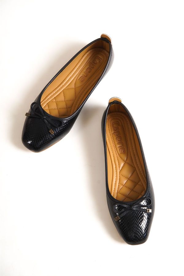 Capone Outfitters Capone Outfitters Hana Trend Women's Black Balcony Flats